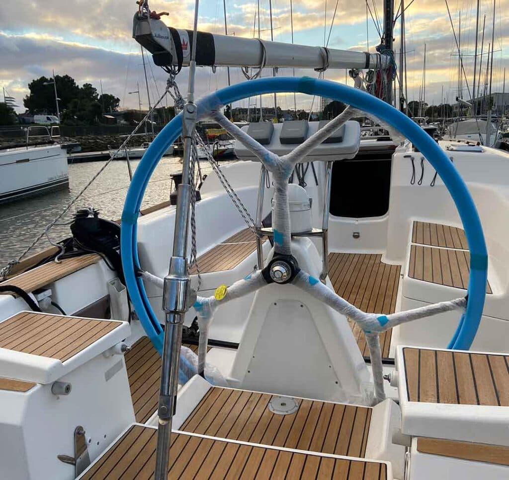 Préparation du bateau