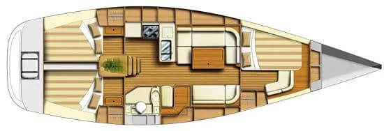 Voilier Dufour 40 performance — 3